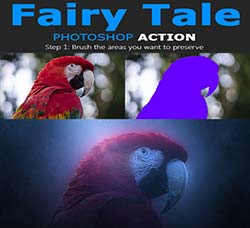 极品PS动作－梦幻童话（第一版）：Fairy Tale Photoshop Action